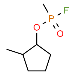 ChemSpider 2D Image | 2-Methylcyclopentyl methylphosphonofluoridate | C7H14FO2P