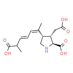 ChemSpider 2D Image | isodomoic acid D | C15H21NO6