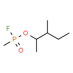 ChemSpider 2D Image | 3-Methyl-2-pentanyl methylphosphonofluoridate | C7H16FO2P