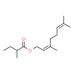ChemSpider 2D Image | Neryl 2-methylbutyrate | C15H26O2