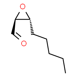 ChemSpider 2D Image | (2S,3R)-3-Pentyl-2-oxiranecarbaldehyde | C8H14O2