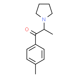 ChemSpider 2D Image | 4'-Methyl-α-pyrrolidinopropiophenone | C14H19NO