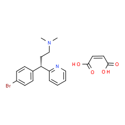 ChemSpider 2D Image | Dexbrompheniramine Maleate | C20H23BrN2O4