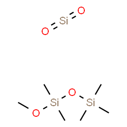 ChemSpider 2D Image | 1-Methoxy-1,1,3,3,3-pentamethyldisiloxane - dioxosilane (1:1) | C6H18O4Si3