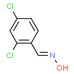 ChemSpider 2D Image | (E)-1-(2,4-Dichlorophenyl)-N-hydroxymethanimine | C7H5Cl2NO