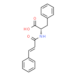 ChemSpider 2D Image | TRANS-CINNAMOYL-PHE-OH | C18H17NO3