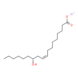 ChemSpider 2D Image | lithium ricinoleate | C18H33LiO3