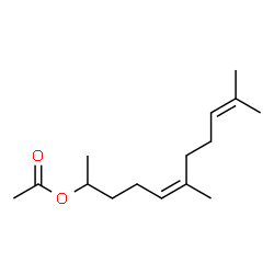 ChemSpider 2D Image | (Z)-6,10-dimethylundeca-5,9-dien-2-yl acetate | C15H26O2