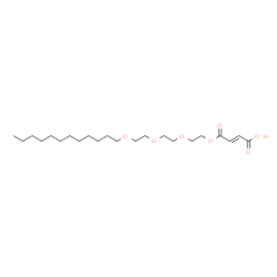 ChemSpider 2D Image | (2E)-4-Oxo-5,8,11,14-tetraoxahexacos-2-en-1-oic acid | C22H40O7