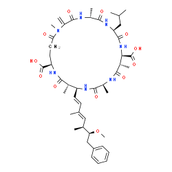 ChemSpider 2D Image | Microcystin-LA | C46H67N7O12