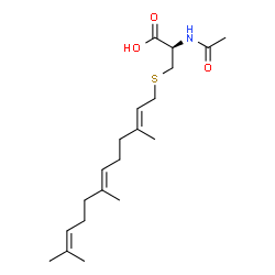 ChemSpider 2D Image | N-Acetyl-L-farnesylcysteine | C20H33NO3S