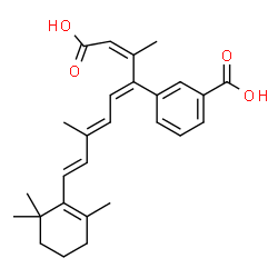 ChemSpider 2D Image | (13cis)-12-(3-Carboxyphenyl)retinoic acid | C27H32O4
