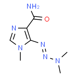 ChemSpider 2D Image | 5-[(1E)-3,3-Dimethyl-1-triazen-1-yl]-1-methyl-1H-imidazole-4-carboxamide | C7H12N6O