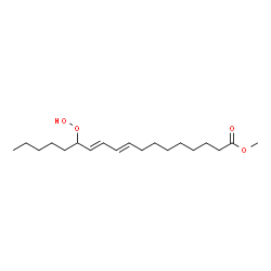ChemSpider 2D Image | Methyl 13-hydroperoxy-9,11-octadecadienoate | C19H34O4