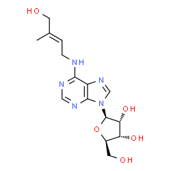 ChemSpider 2D Image | 9-ribosylzeatin | C15H21N5O5