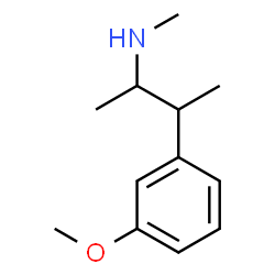 ChemSpider 2D Image | 3-(3-Methoxyphenyl)-N-methyl-2-butanamine | C12H19NO