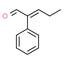 ChemSpider 2D Image | 2-Phenyl-2-pentenal | C11H12O