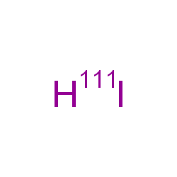 ChemSpider 2D Image | (~111~I)Hydrogen iodide | H111I