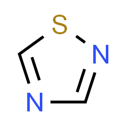 ChemSpider 2D Image | 1,2,4-Thiadiazole | C2H2N2S