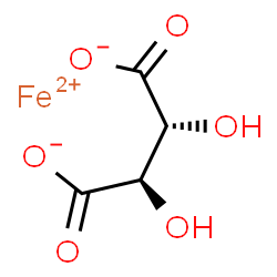 ChemSpider 2D Image | Ferrous tartrate | C4H4FeO6