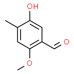 ChemSpider 2D Image | 5-Hydroxy-2-methoxy-4-methylbenzaldehyde | C9H10O3