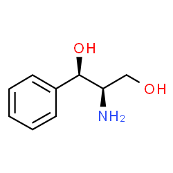 ChemSpider 2D Image | (1R,2R)-2-Amino-1-phenyl-1,3-propanediol | C9H13NO2