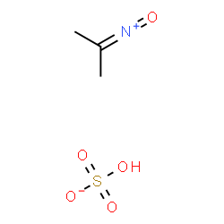ChemSpider 2D Image | Isopropylidene(oxo)ammonium hydrogen sulfate | C3H7NO5S