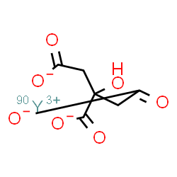 ChemSpider 2D Image | YTTRIUM CITRATE Y-90 | C6H5O790Y