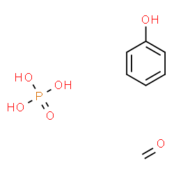 ChemSpider 2D Image | formaldehyde; phenol; phosphoric acid | C7H11O6P