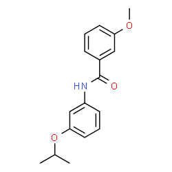 ChemSpider 2D Image | N-(3-Isopropoxyphenyl)-3-methoxybenzamide | C17H19NO3