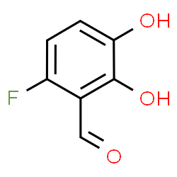 ChemSpider 2D Image | 6-Fluoro-2,3-dihydroxybenzaldehyde | C7H5FO3