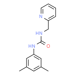 ChemSpider 2D Image | 1-(3,5-Dimethylphenyl)-3-(2-pyridinylmethyl)urea | C15H17N3O