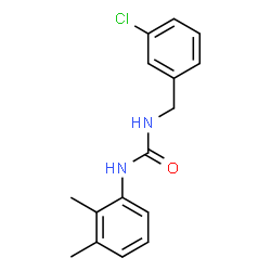 ChemSpider 2D Image | 1-(3-Chlorobenzyl)-3-(2,3-dimethylphenyl)urea | C16H17ClN2O