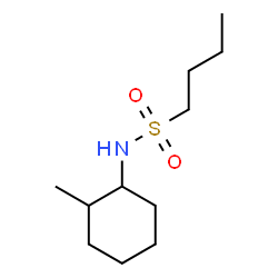ChemSpider 2D Image | N-(2-Methylcyclohexyl)-1-butanesulfonamide | C11H23NO2S