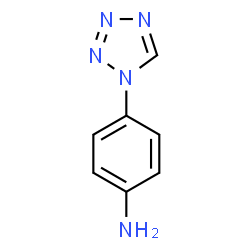 ChemSpider 2D Image | 4-(1H-Tetrazol-1-yl)aniline | C7H7N5
