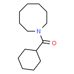ChemSpider 2D Image | 1-Azocanyl(cyclohexyl)methanone | C14H25NO