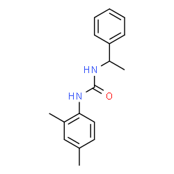 ChemSpider 2D Image | 1-(2,4-Dimethylphenyl)-3-(1-phenylethyl)urea | C17H20N2O