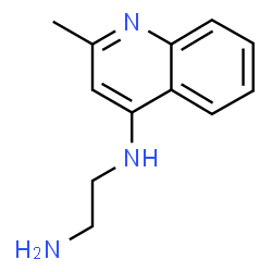 ChemSpider 2D Image | N-(2-Methyl-4-quinolinyl)-1,2-ethanediamine | C12H15N3