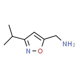 ChemSpider 2D Image | (3-Isopropylisoxazol-5-yl)methanamine | C7H12N2O