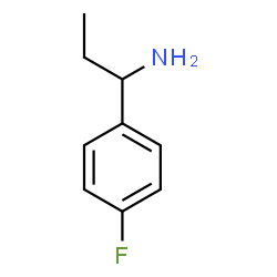 ChemSpider 2D Image | 1-(4-Fluorophenyl)-propylamine | C9H12FN