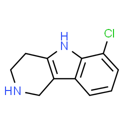 ChemSpider 2D Image | 6-Chloro-2,3,4,5-tetrahydro-1H-pyrido[4,3-b]indole | C11H11ClN2