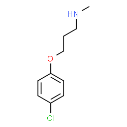 ChemSpider 2D Image | [3-(4-chlorophenoxy)propyl](methyl)amine | C10H14ClNO