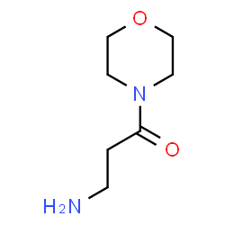 ChemSpider 2D Image | 3-Amino-1-(4-morpholinyl)-1-propanone | C7H14N2O2