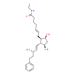 ChemSpider 2D Image | (5E)-Bimatoprost | C25H37NO4