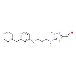 ChemSpider 2D Image | lavoltidine | C19H29N5O2