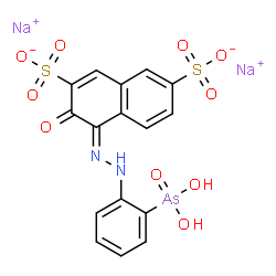 ChemSpider 2D Image | Thorin | C16H11AsN2Na2O10S2