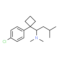 ChemSpider 2D Image | Sibutramine | C17H26ClN