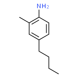 ChemSpider 2D Image | 4-Butyl-2-methylaniline | C11H17N