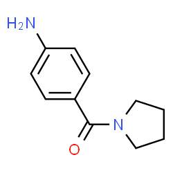 ChemSpider 2D Image | 4-(1-pyrrolidinylcarbonyl)aniline | C11H14N2O