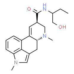 ChemSpider 2D Image | (8beta)-N-(1-Hydroxy-2-butanyl)-1,6-dimethyl-9,10-didehydroergoline-8-carboxamide | C21H27N3O2